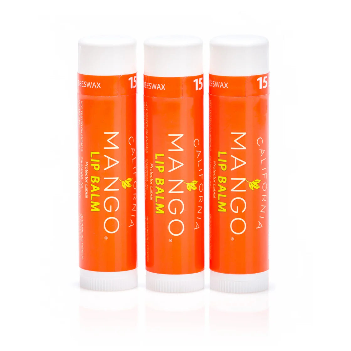 California Mango 3 Pack Sun-Kissed Lip Balm SPF 15
