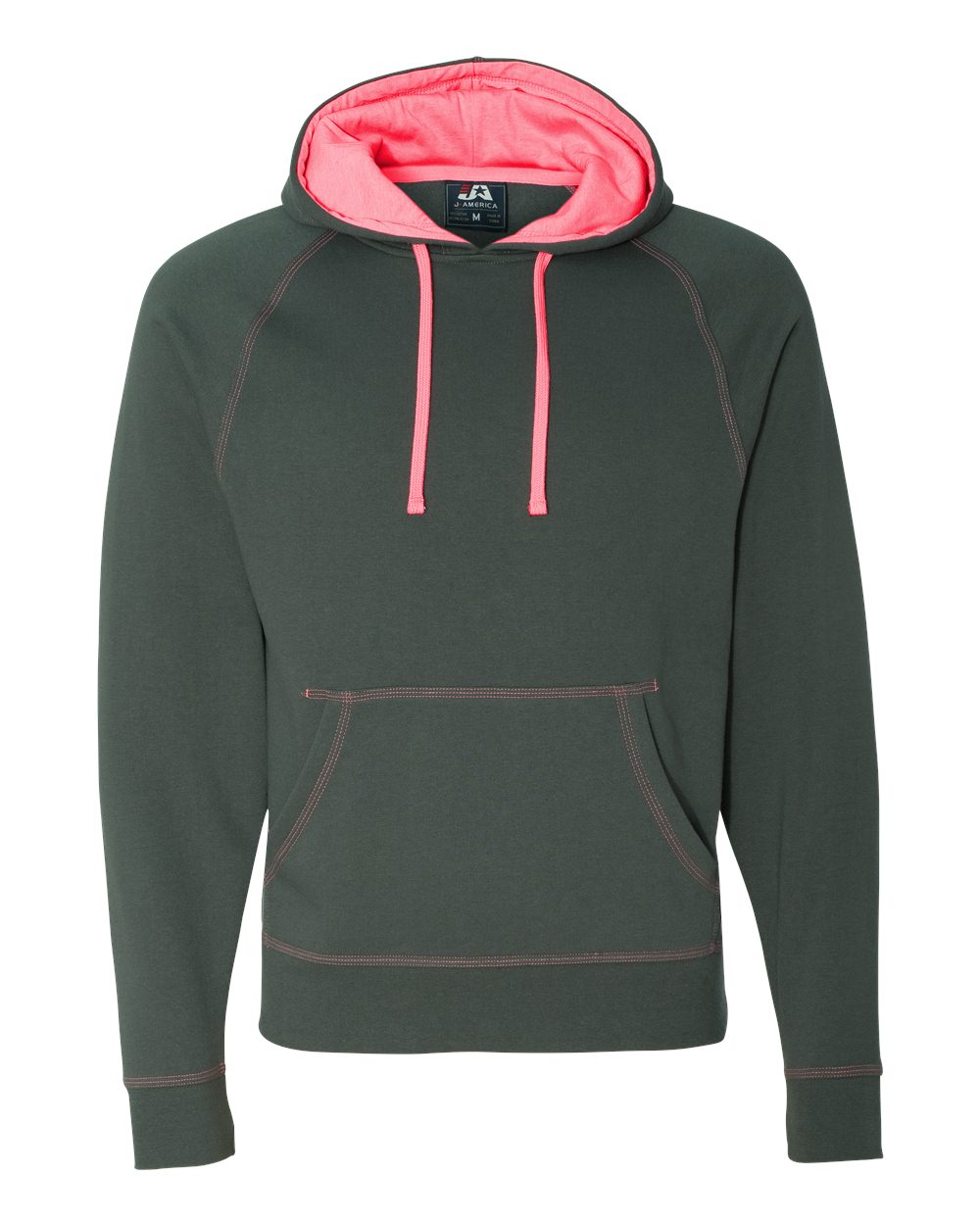 Men's Shadow Fleece Hooded Sweatshirt Neon Pink
