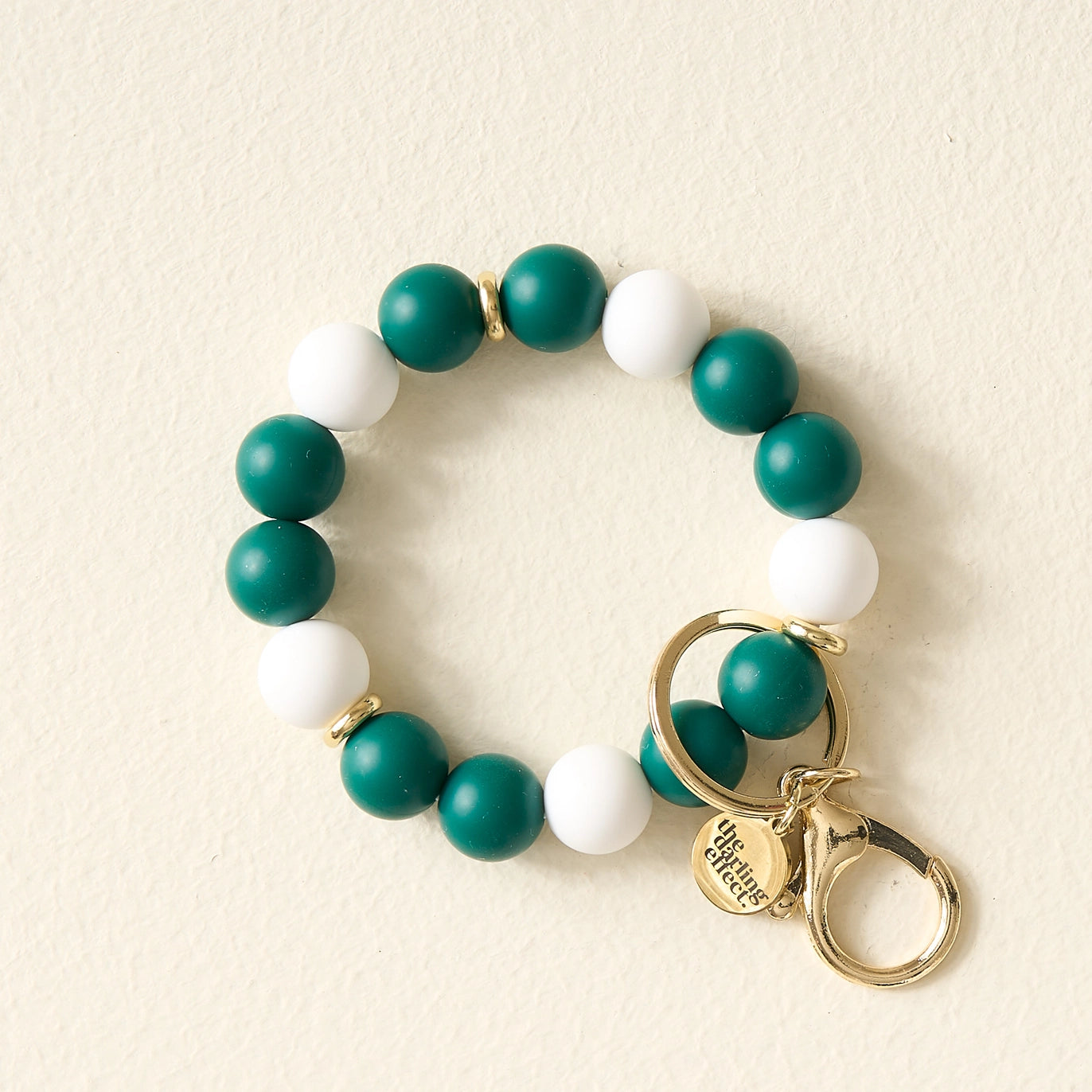 Game Day Hands-Free Keychain Wristlet - Green