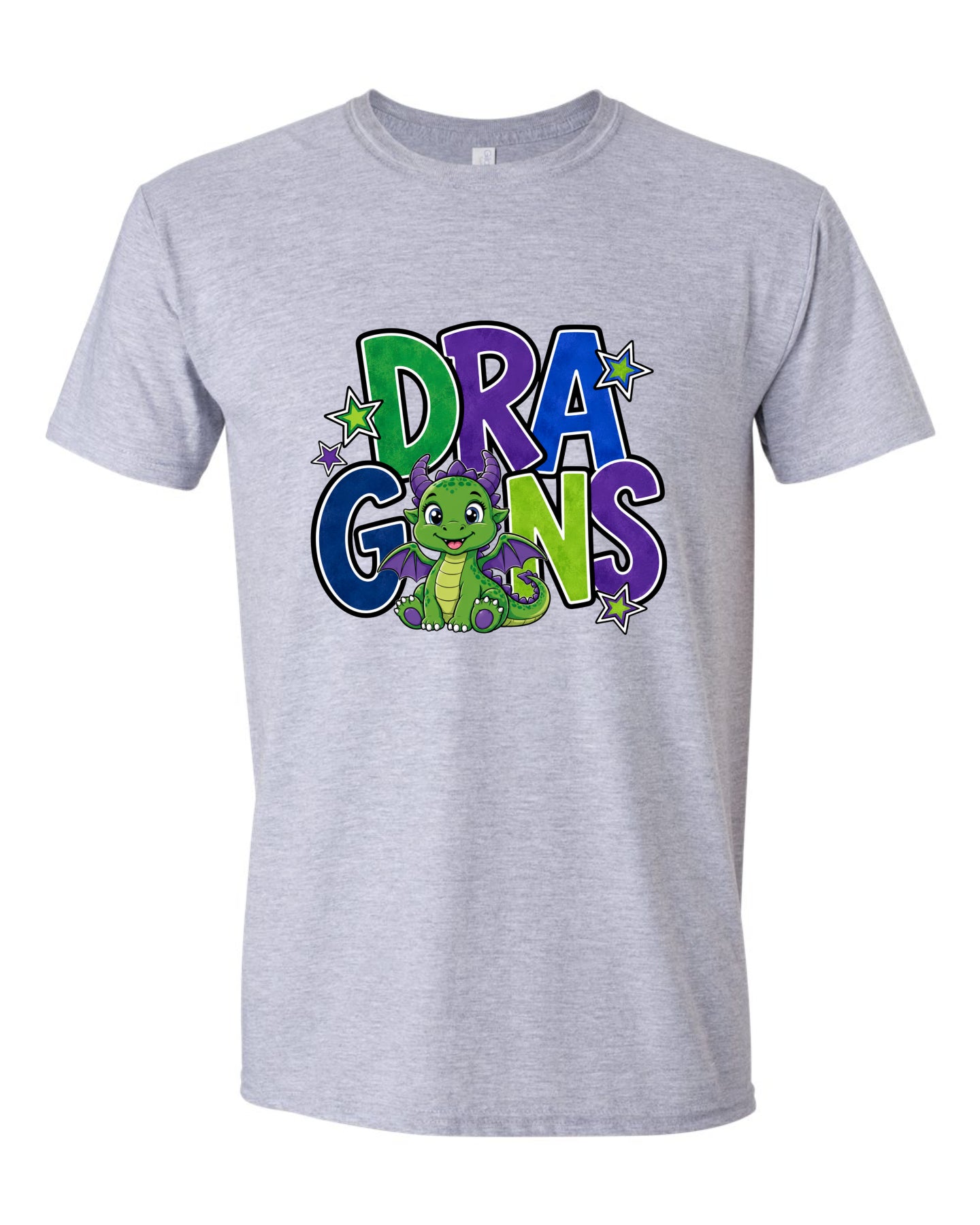 Purple & Green Dragons