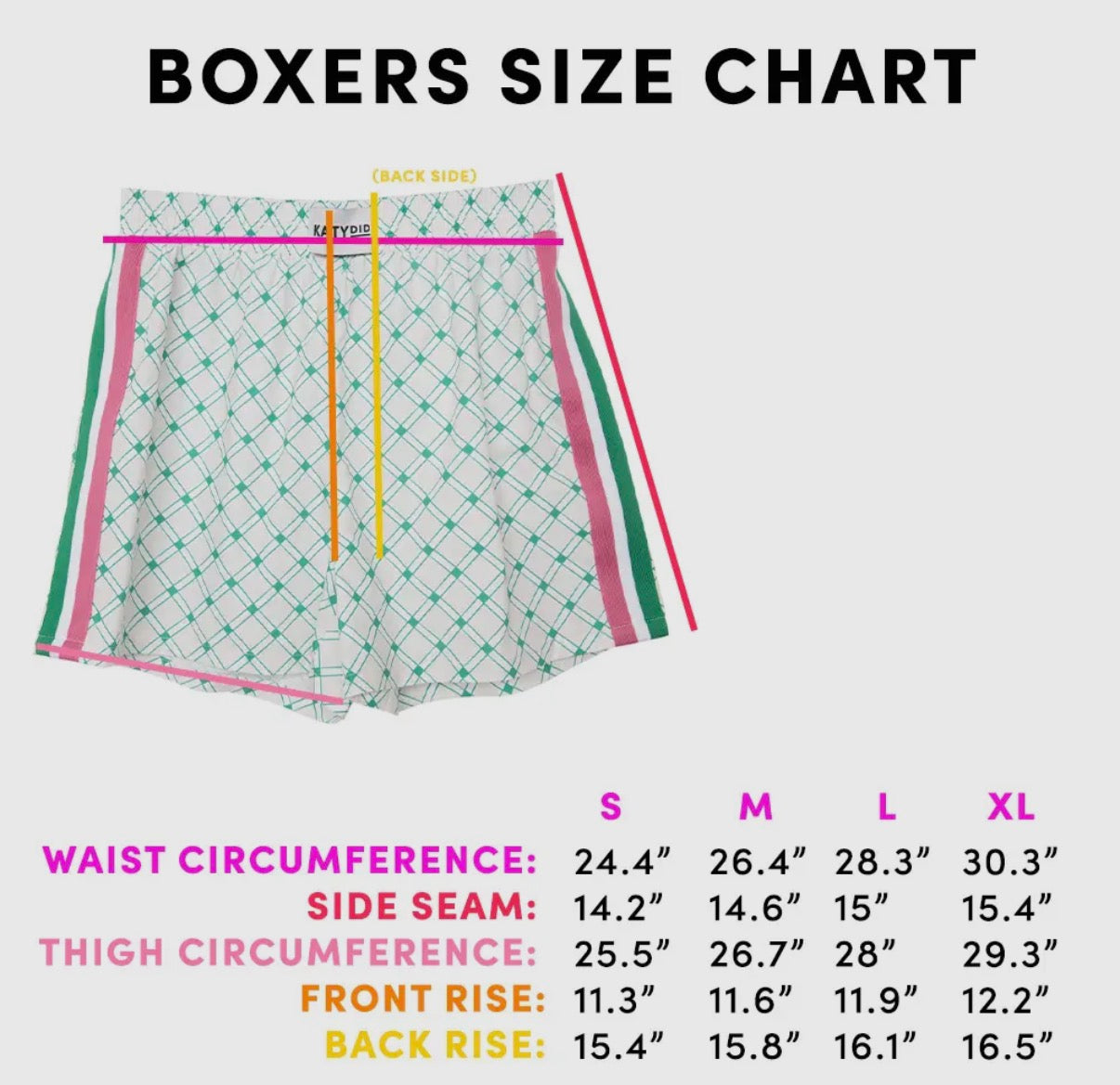 Katydid Stripped Boxer Shorts
