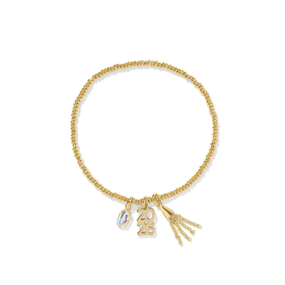 2026 Grad Stretch Bracelet Gold