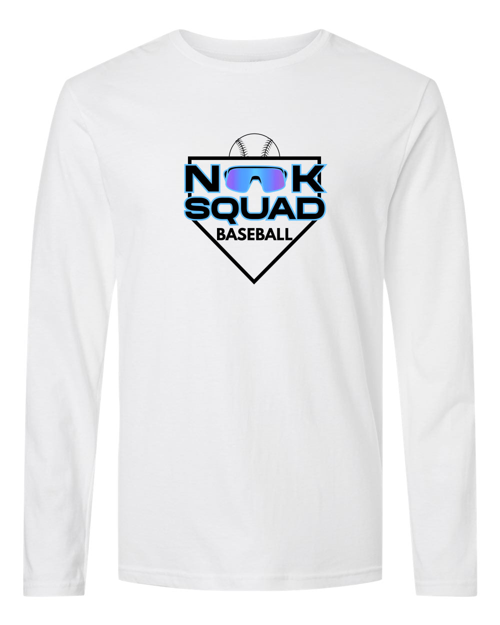 NOOK SQUAD--LONG SLEEVE T NS PLATE SWAG--PERSONALIZED
