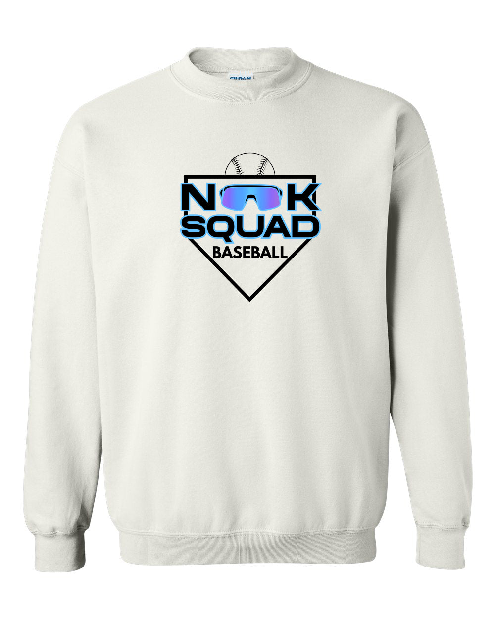 NOOK SQUAD--CREWNECK SWEATSHIRT NS PLATE SWAG--PERSONALIZED