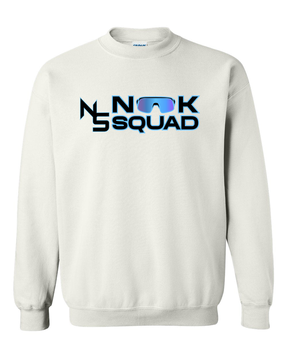 NOOK SQUAD--CREWNECK SWEATSHIRT FULL LOGO SWAG--PERSONALIZED