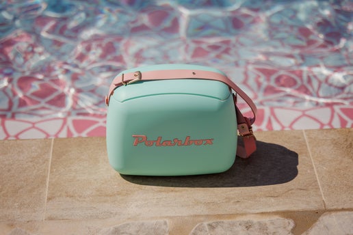 Polarbox Cooler Bag Summer Cyan-Rose