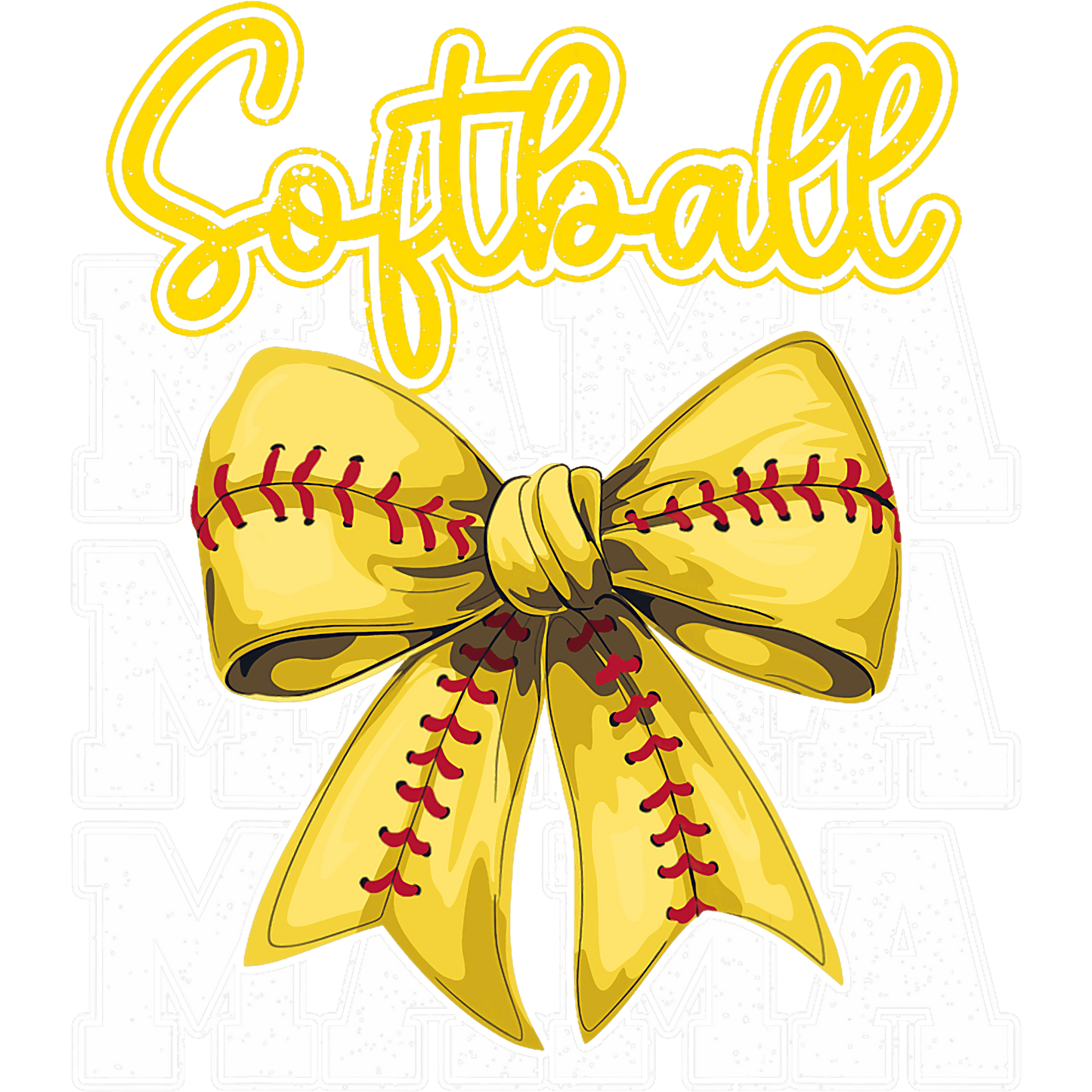 Softball Mama Bow (S16)