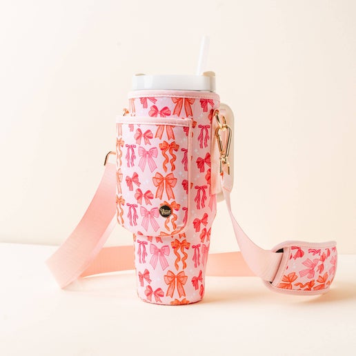 Tumbler Sling-Blushing Bows