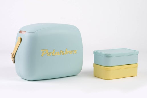 Polarbox Cooler Bag Summer Sky Blue- Yellow