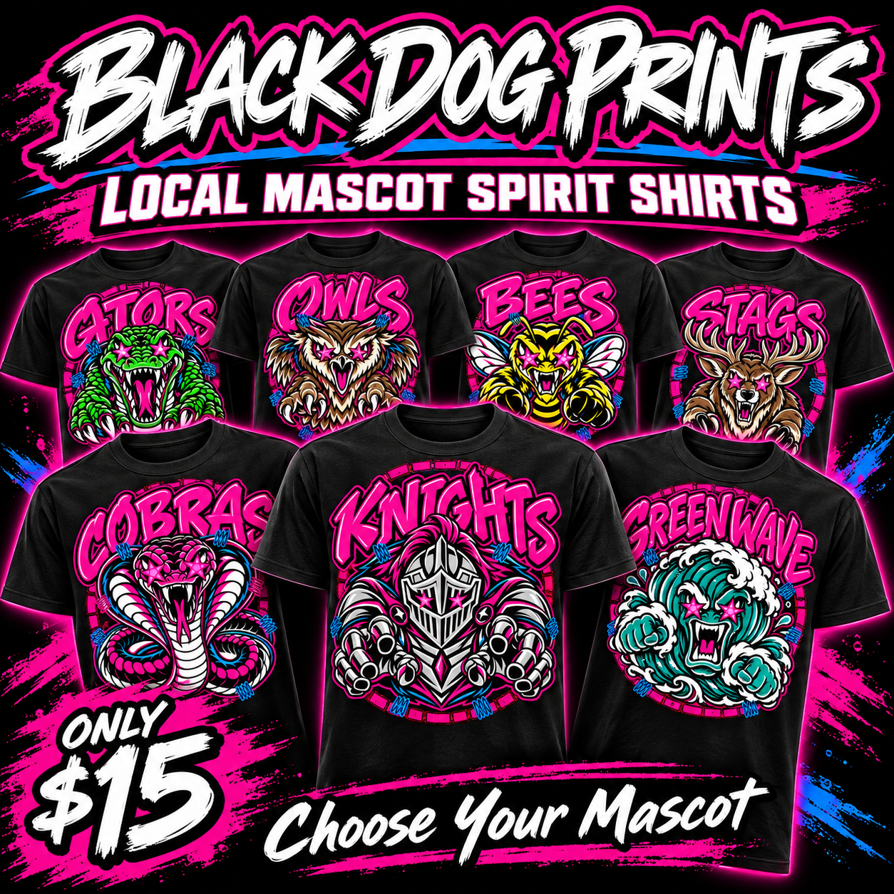 BOLD Mascot Shirts