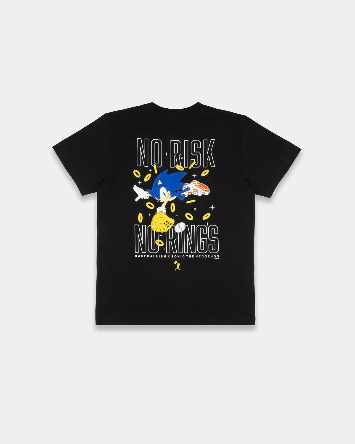Sonic The Hedgehog No Risk No Rings Youth T-Shirt