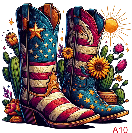 American Cowboy Boots (A10)