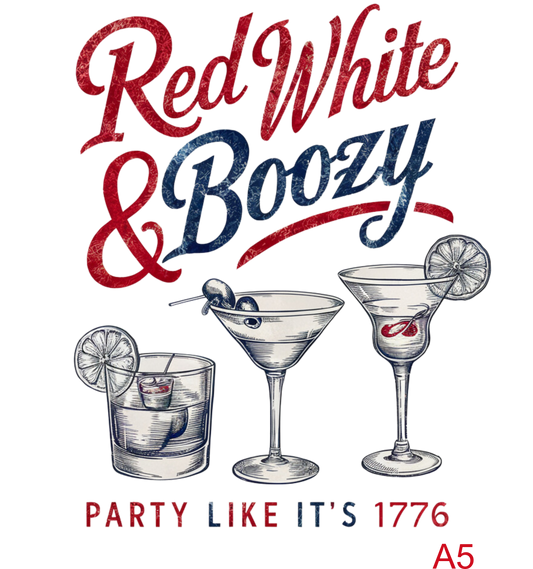 Red White & Boozy (A5)
