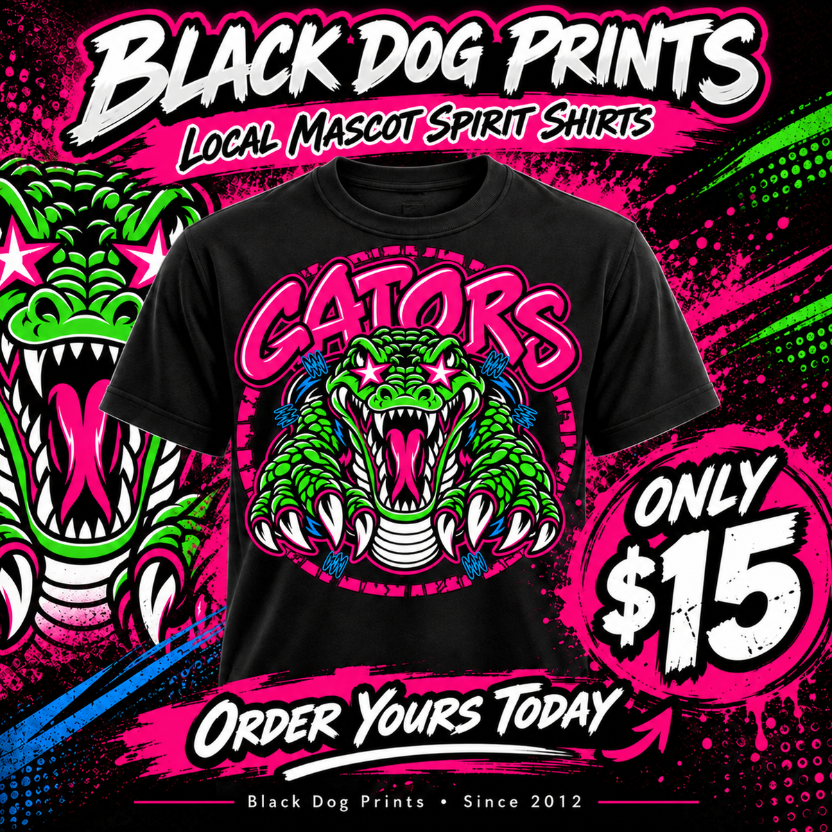 Gators Bold Mascot Spirit Shirt
