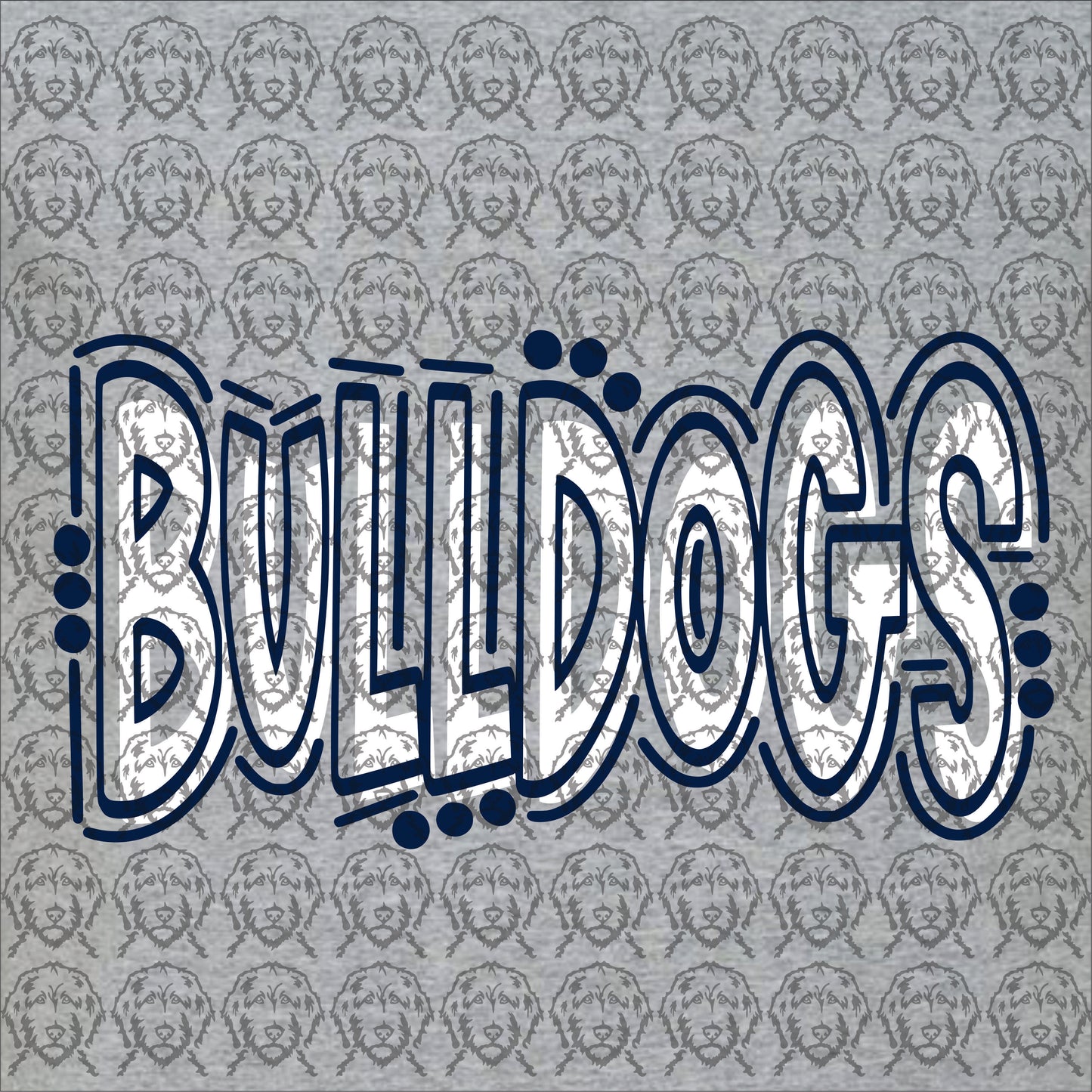 Bulldogs Design D Short Sleeve Shirt