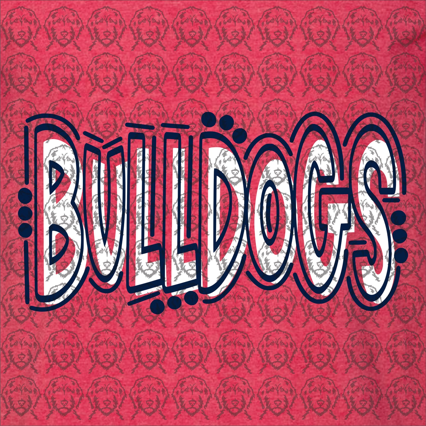 Bulldogs Design D Short Sleeve Shirt