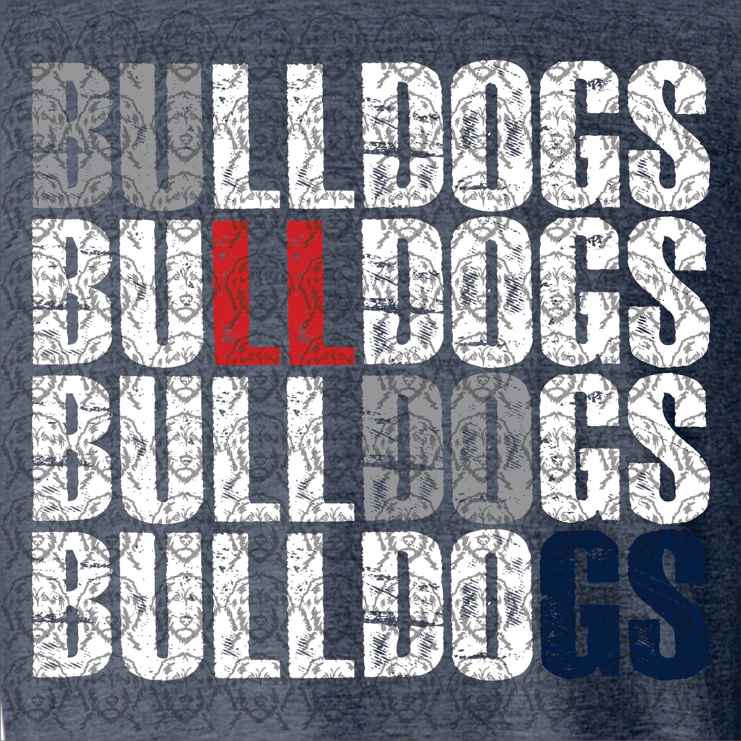 Bulldogs Design E Short Sleeve Shirt