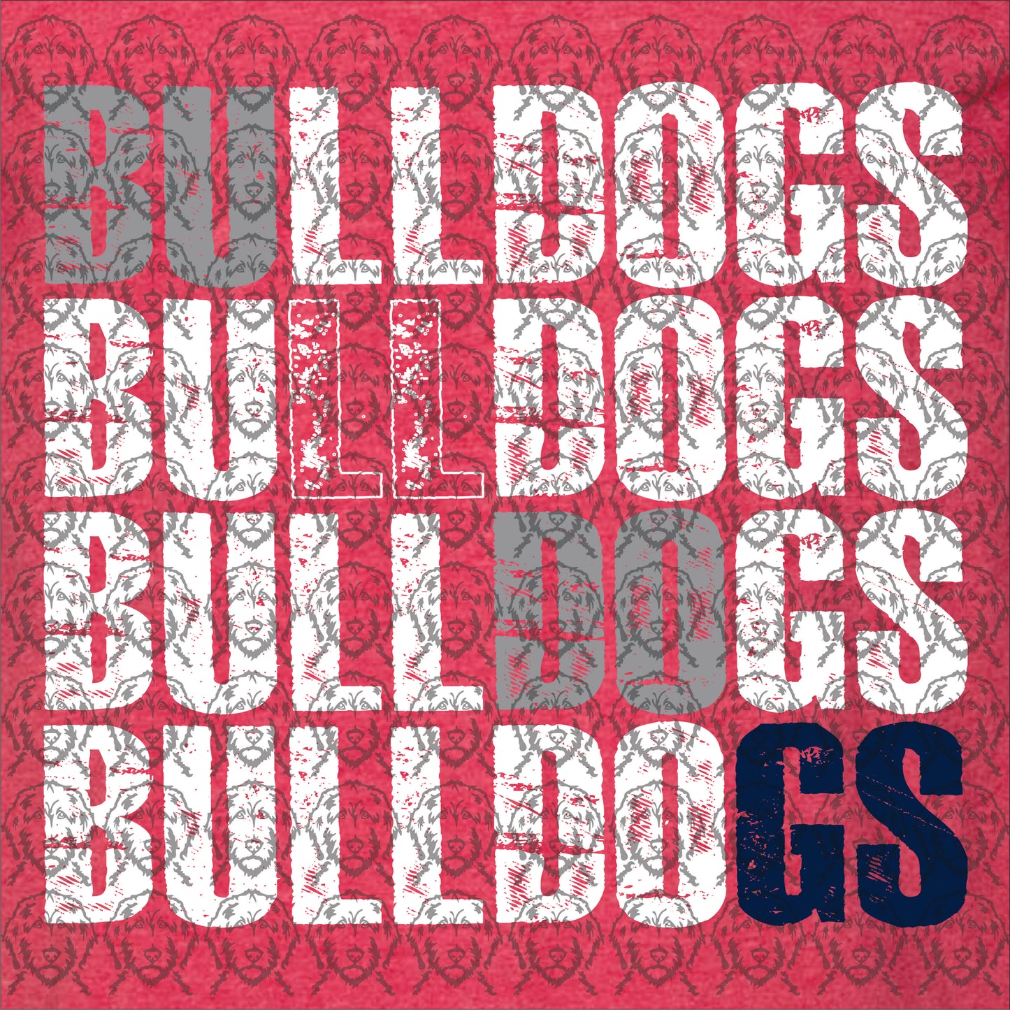 Bulldogs Design E Short Sleeve Shirt