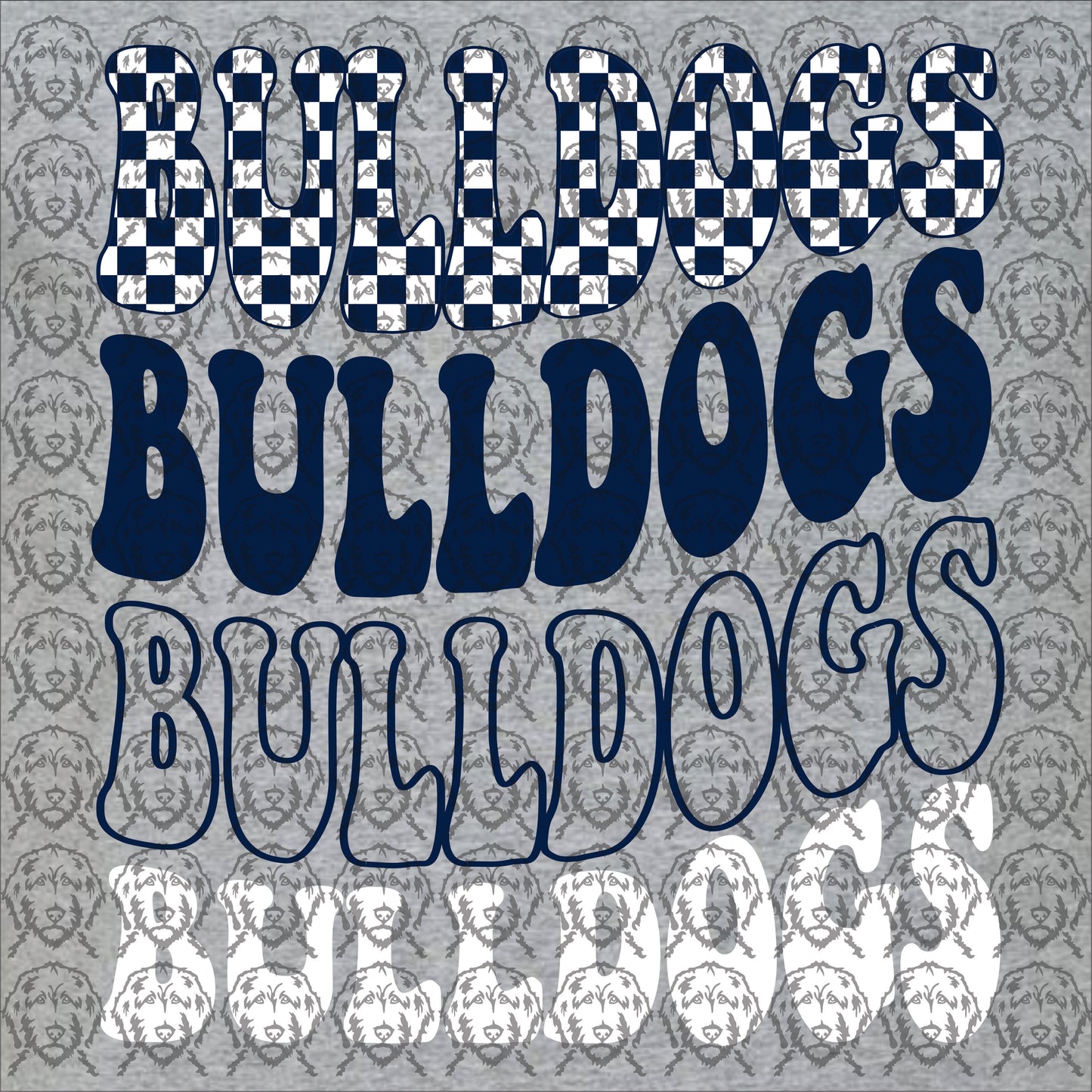 Bulldogs Design J Short Sleeve Shirt