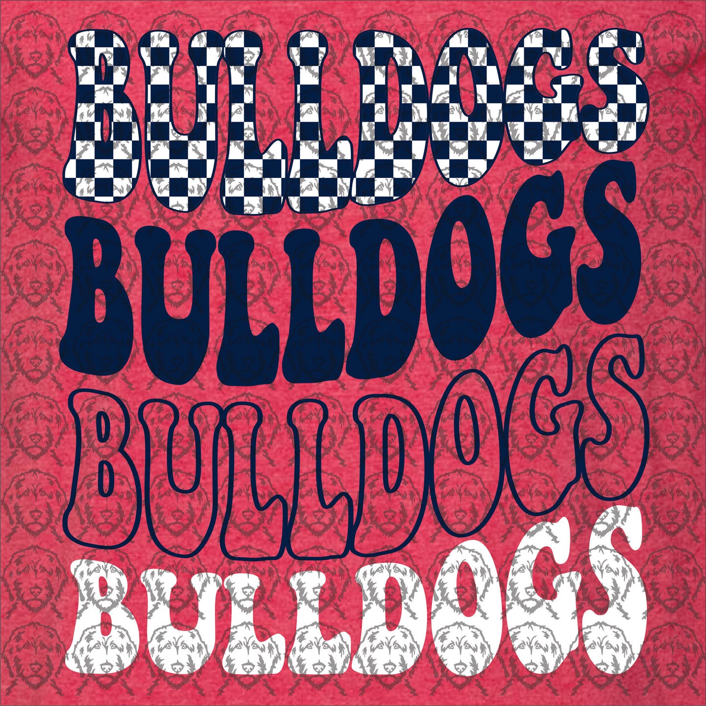 Bulldogs Design J Short Sleeve Shirt