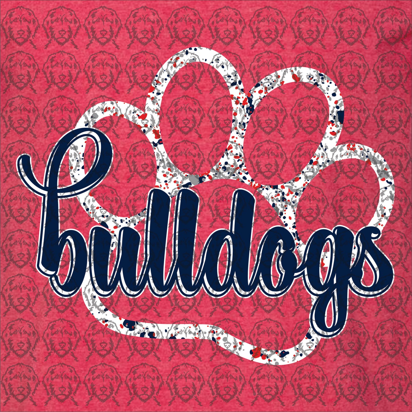 Bulldogs Design L Short Sleeve Shirt