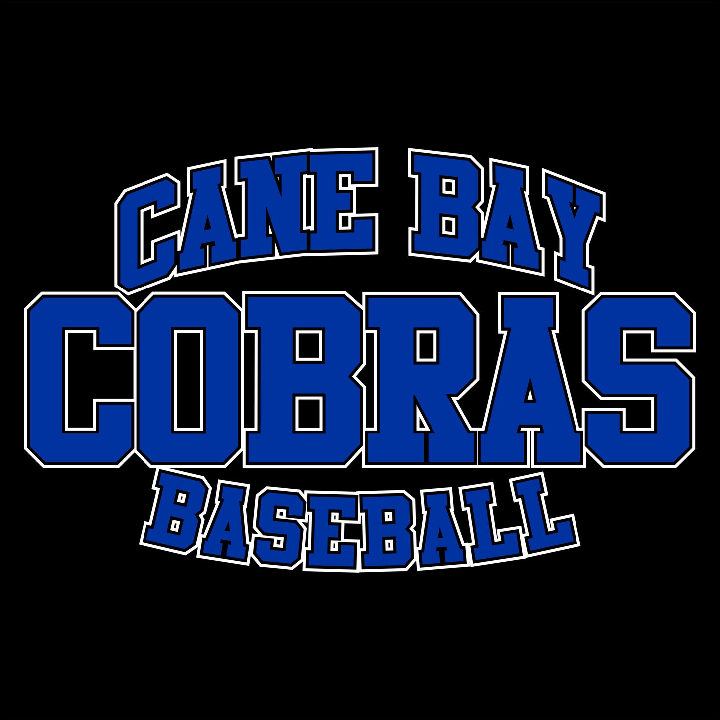 Cane Bay Baseball Design H **Personalization Available**