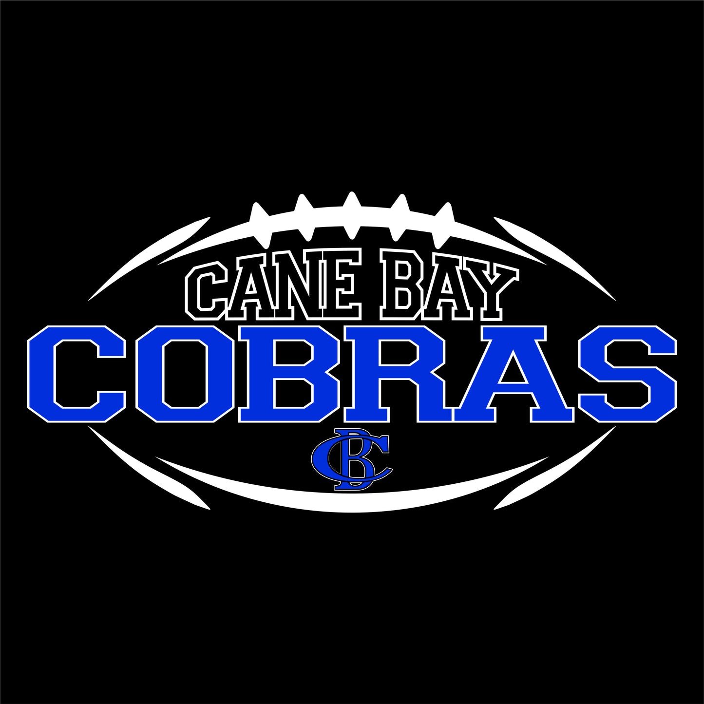 Cane Bay Football Design F Hoodie **Personalization Available**