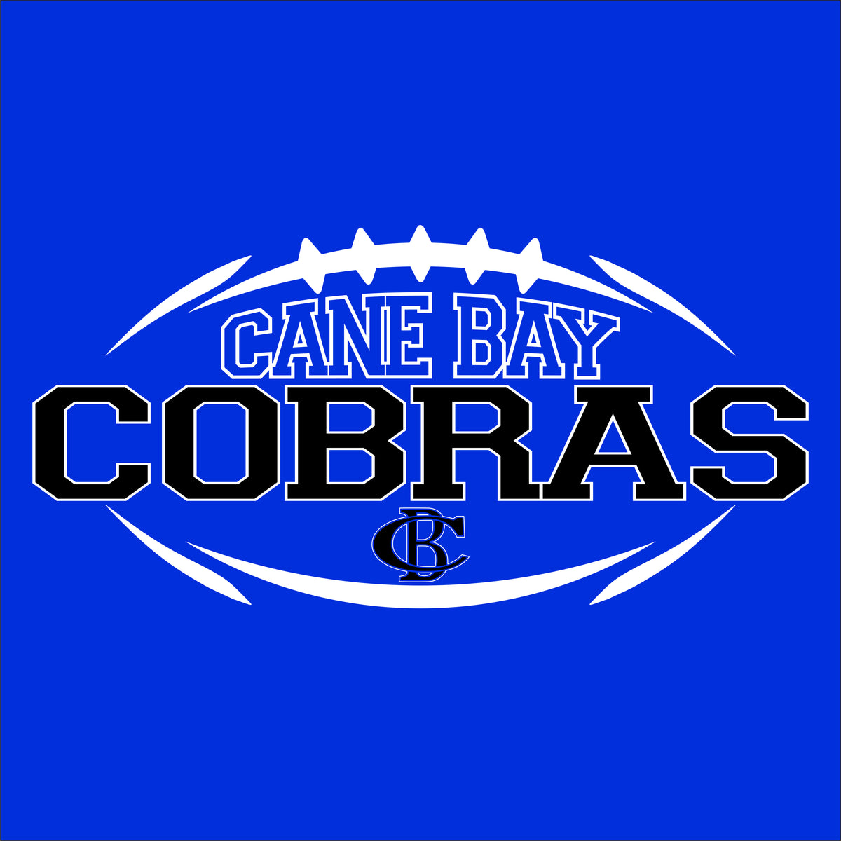 Cane Bay Football Design F Hoodie **Personalization Available**
