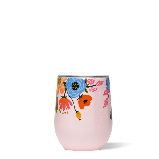Rifle Paper Stemless - 12oz Gloss Blush - Lively Floral