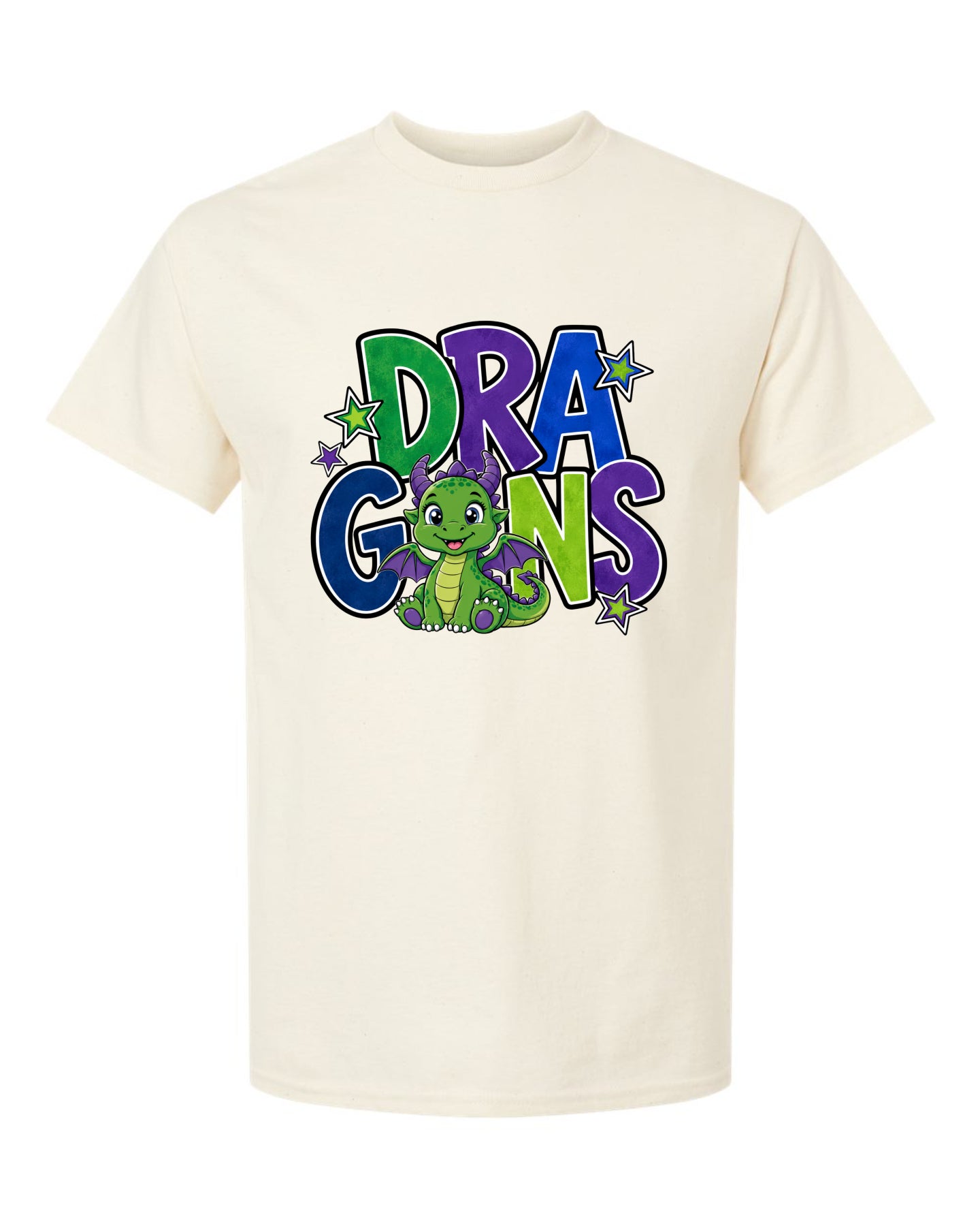 Purple & Green Dragons