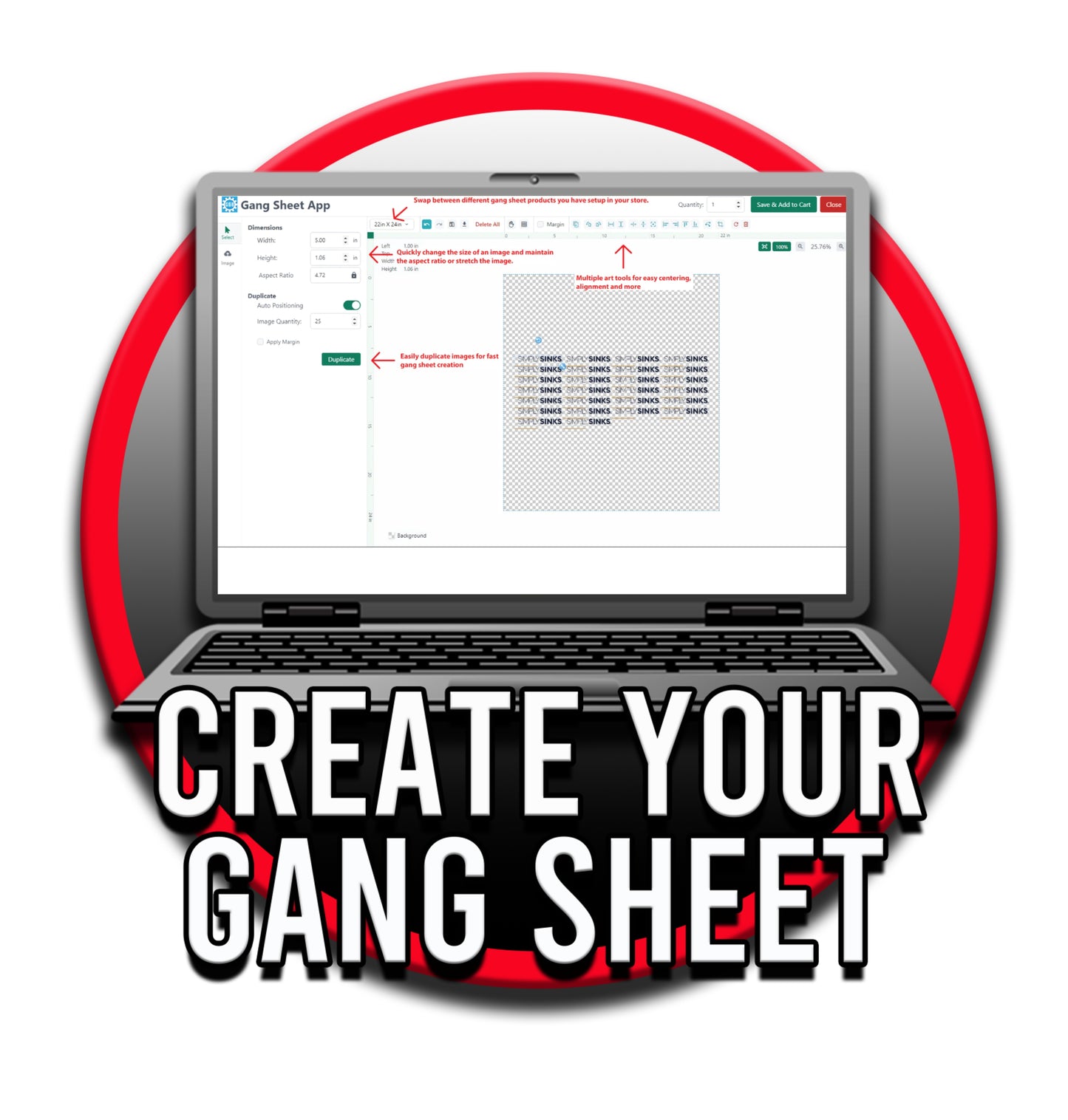 Gang Sheet Builder