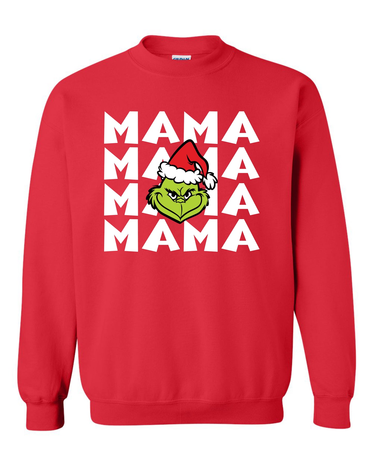 Grinch design with Name Crewneck Sweatshirt **Personalized**