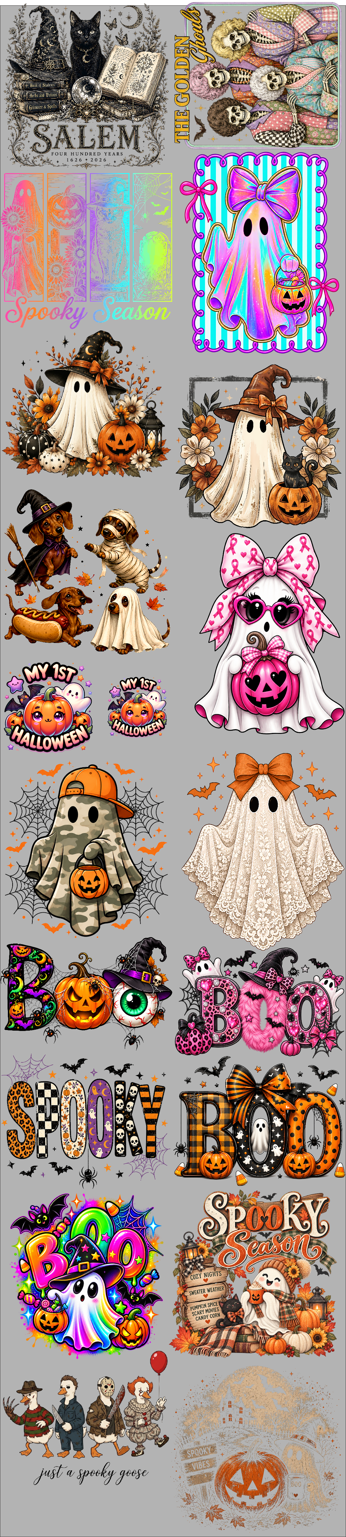 Special Halloween Gang Sheet