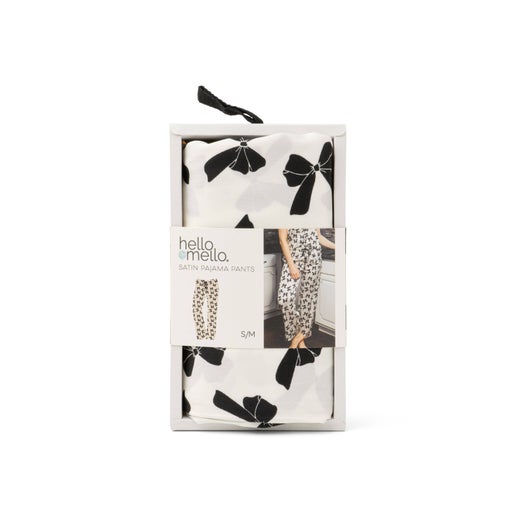 Hello Mello Bow So Lovely Satin Pajama Pant