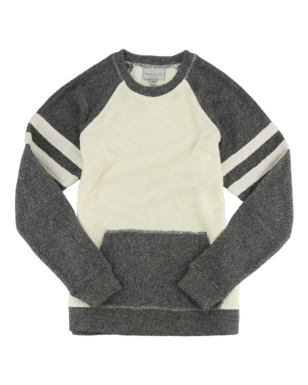 Women's Cozy Contrast Fleece Crewneck Pullover - Boxercraft