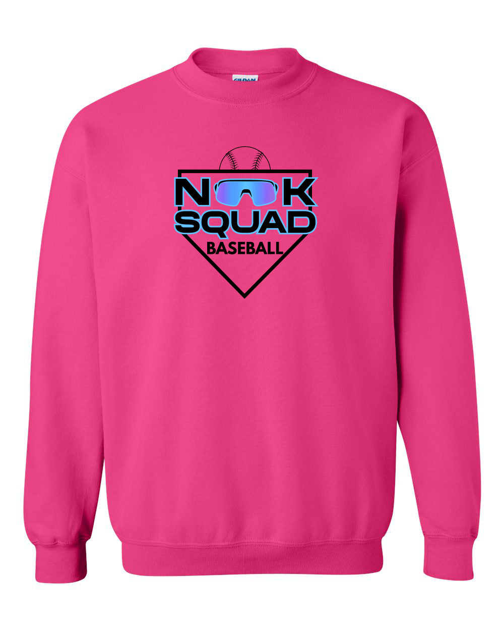 NOOK SQUAD--CREWNECK SWEATSHIRT NS PLATE SWAG--PERSONALIZED