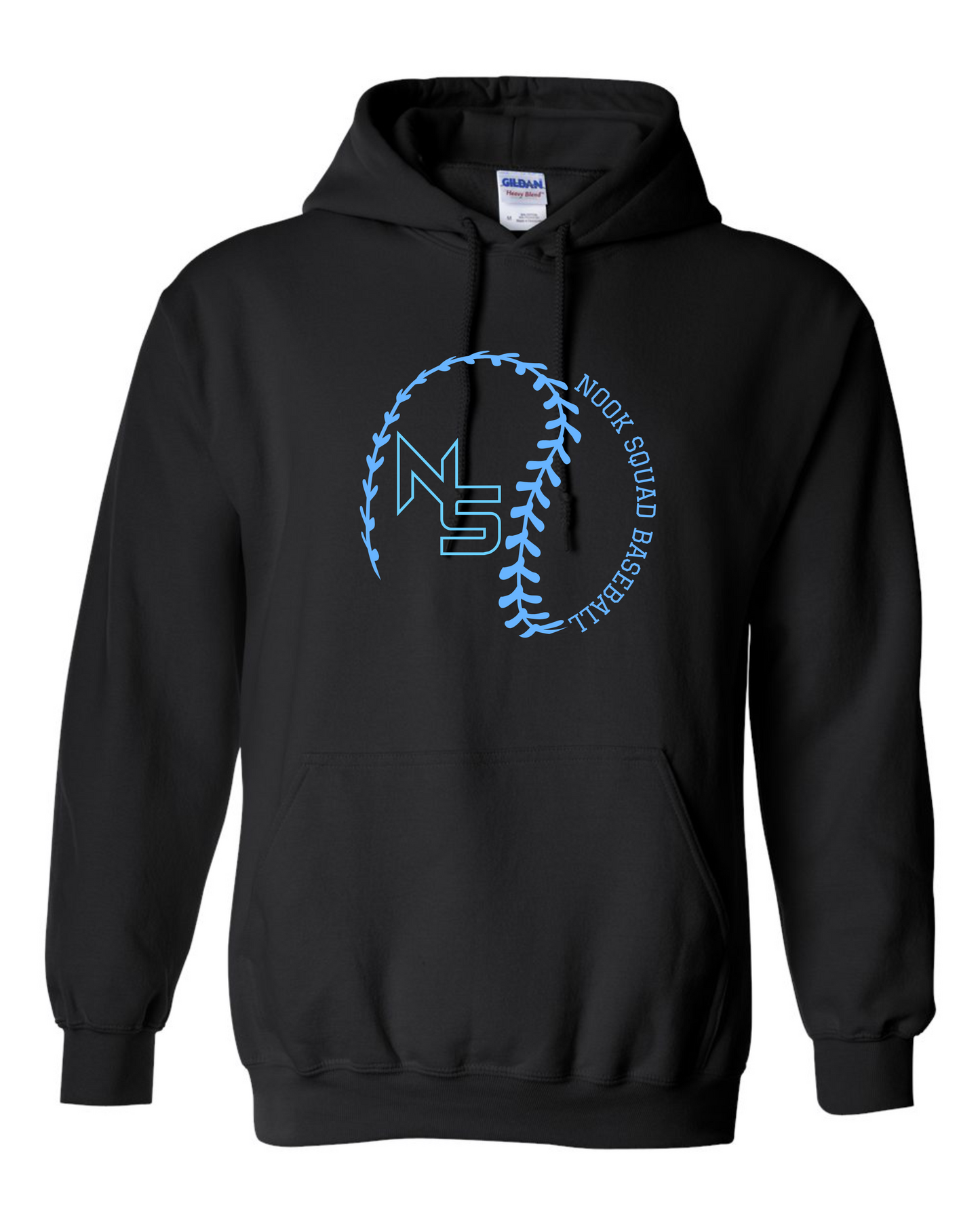 NOOK SQUAD--HOODIE NS BASEBALL WITH STITCHES SWAG