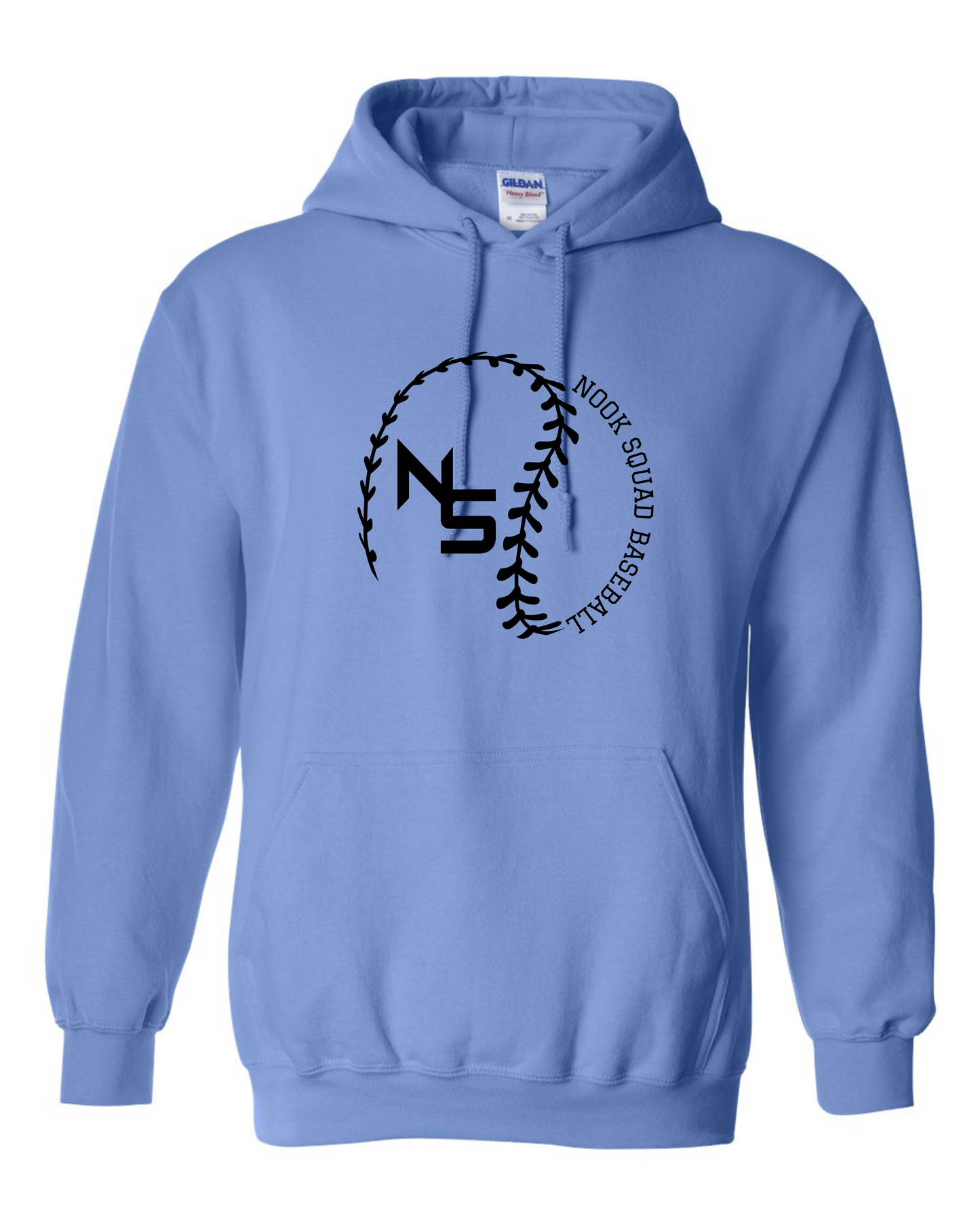 NOOK SQUAD--HOODIE NS BASEBALL WITH STITCHES SWAG