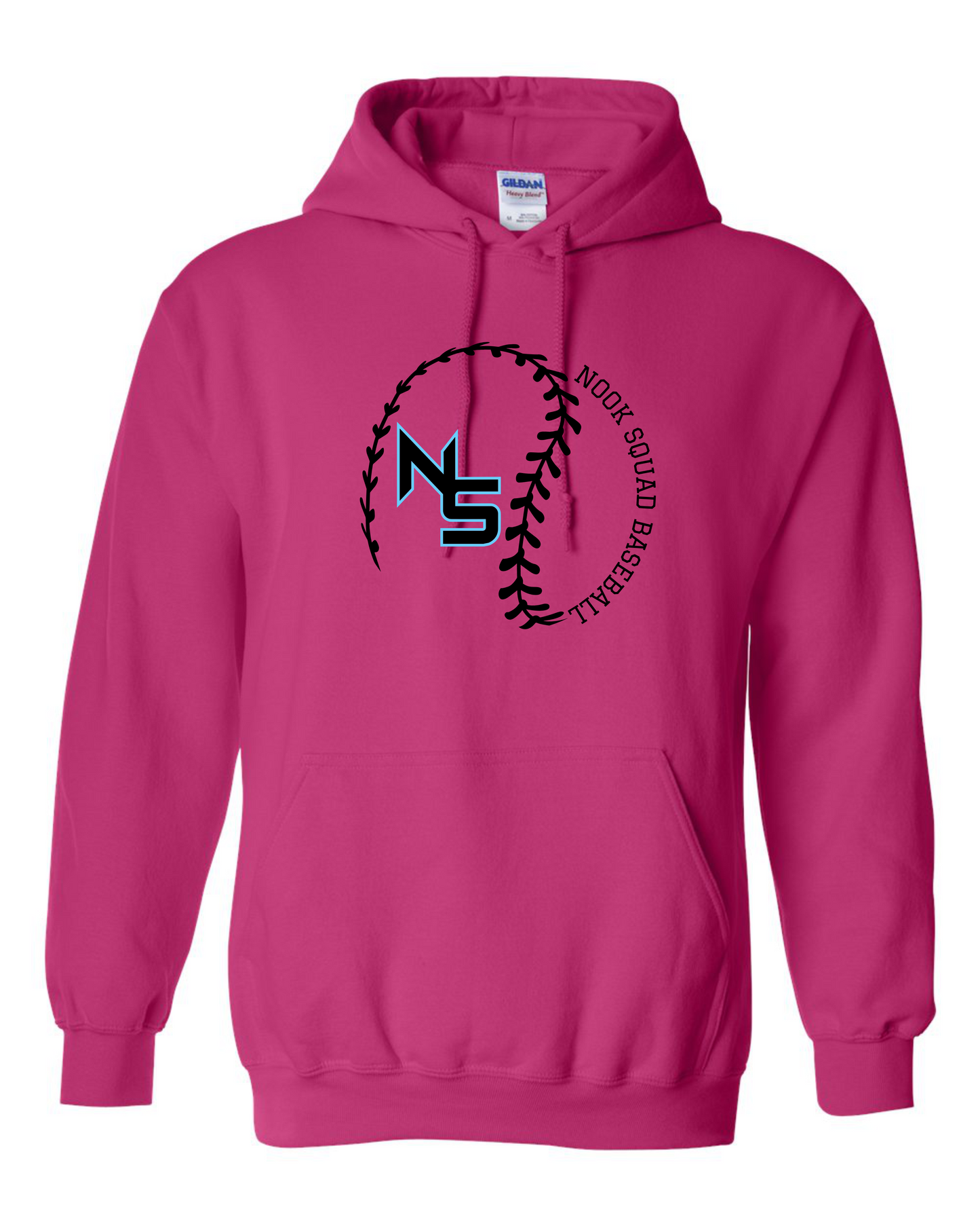 NOOK SQUAD--HOODIE NS BASEBALL WITH STITCHES SWAG