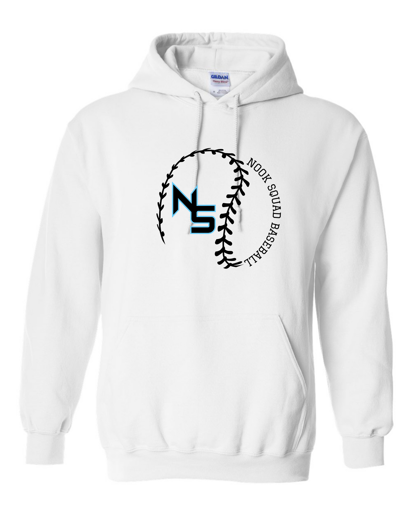 NOOK SQUAD--HOODIE NS BASEBALL WITH STITCHES SWAG