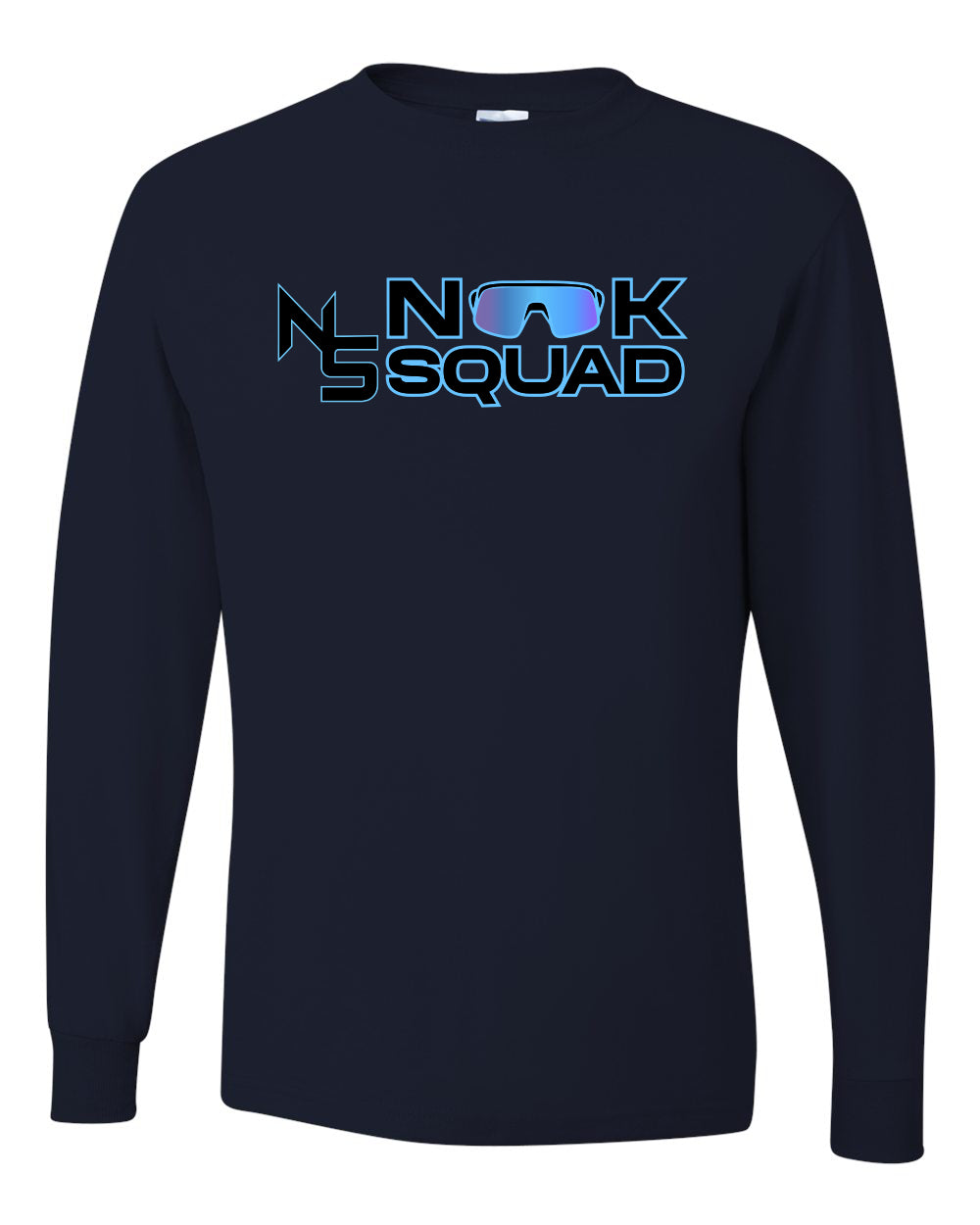 NOOK SQUAD--LONG SLEEVE T FULL LOGO SWAG--PERSONALIZED