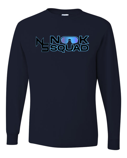 NOOK SQUAD--LONG SLEEVE T FULL LOGO SWAG--PERSONALIZED