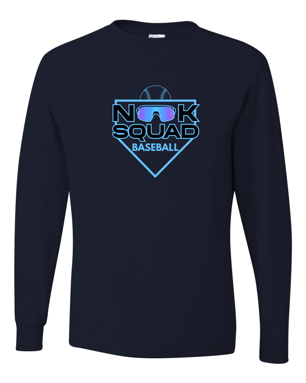 NOOK SQUAD--LONG SLEEVE T NS PLATE SWAG--PERSONALIZED