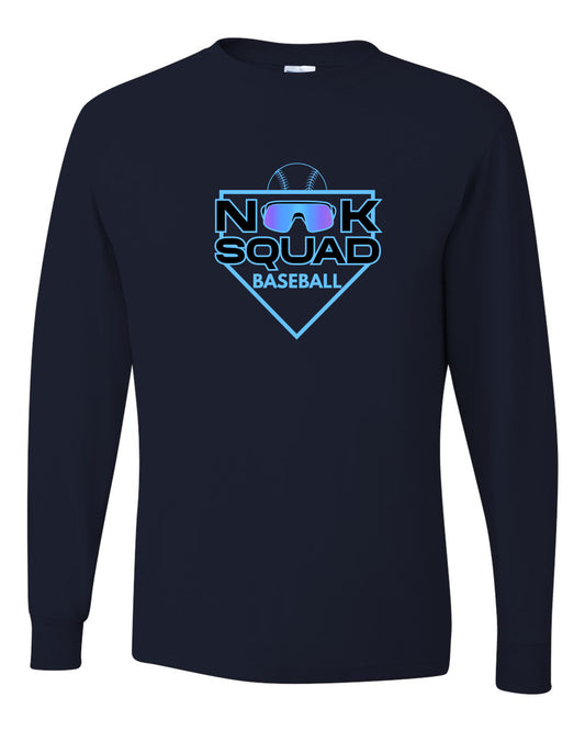 NOOK SQUAD--LONG SLEEVE T NS PLATE SWAG--PERSONALIZED
