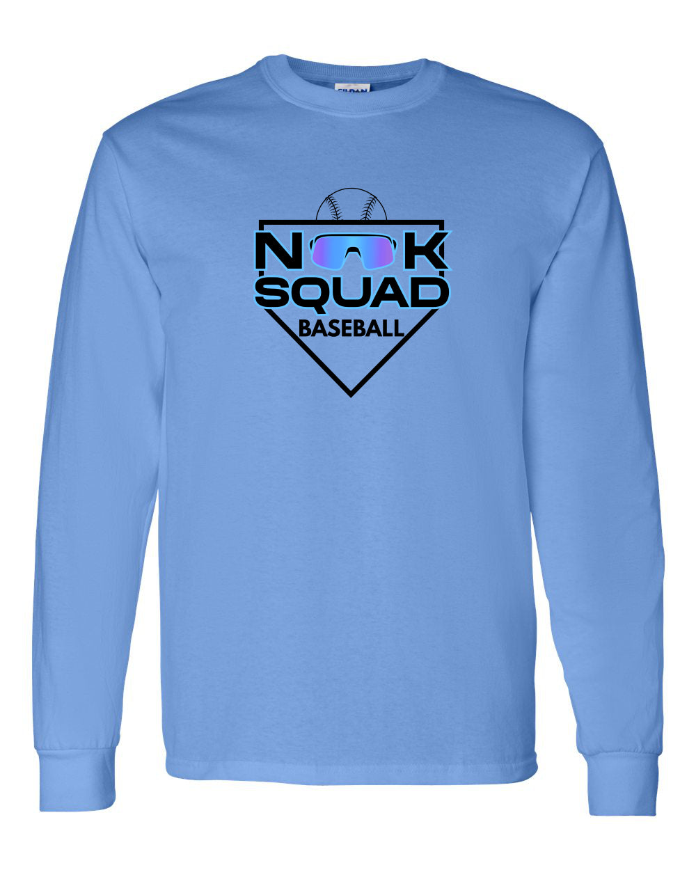 NOOK SQUAD--LONG SLEEVE T NS PLATE SWAG--PERSONALIZED