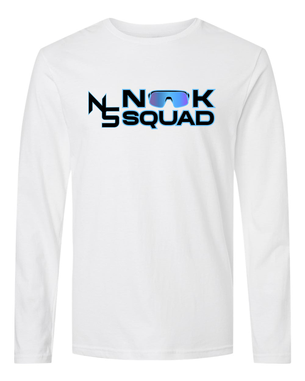 NOOK SQUAD--LONG SLEEVE T FULL LOGO SWAG--PERSONALIZED