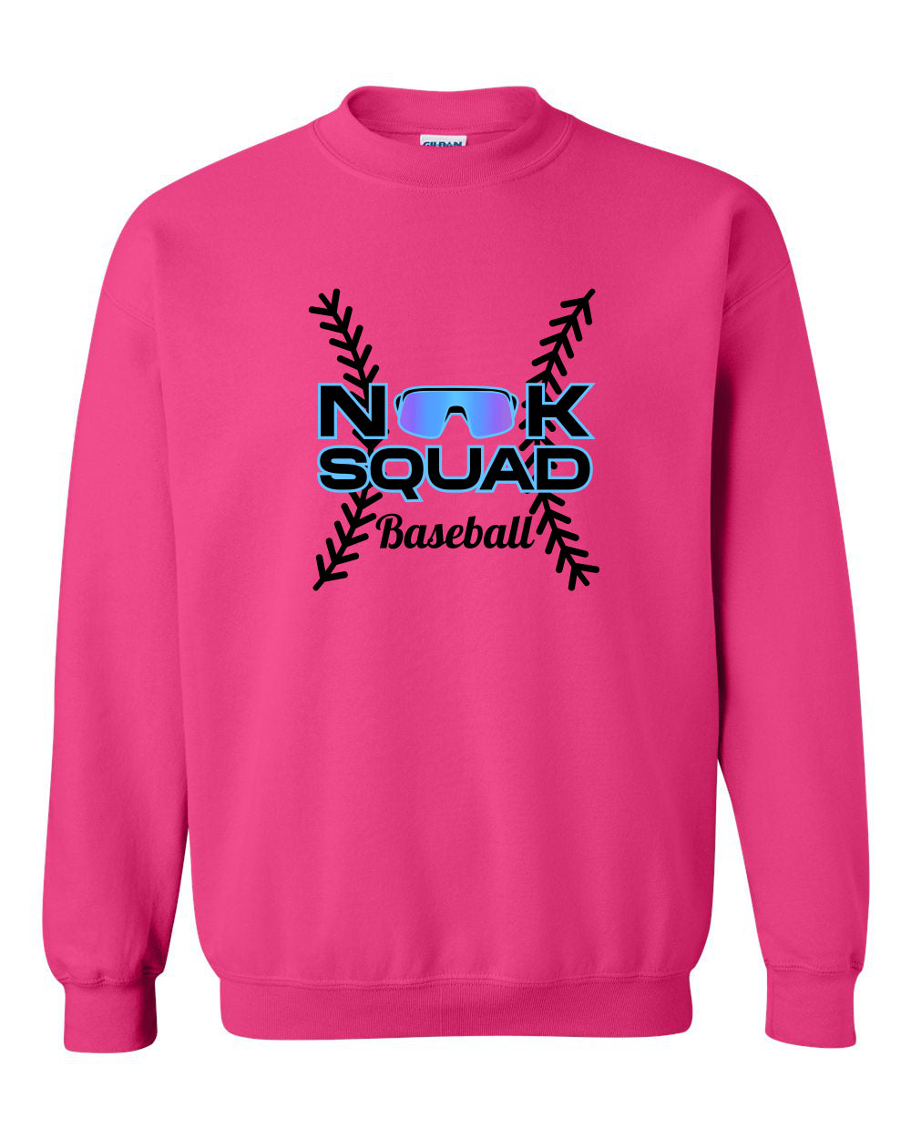 NOOK SQUAD--CREWNECK SWEATSHIRT NS FULL LOGO WITH STITCHES SWAG