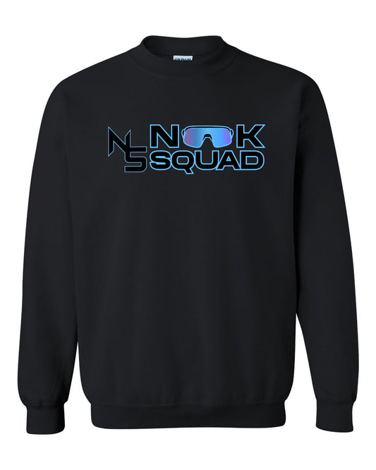 NOOK SQUAD--CREWNECK SWEATSHIRT FULL LOGO SWAG--PERSONALIZED