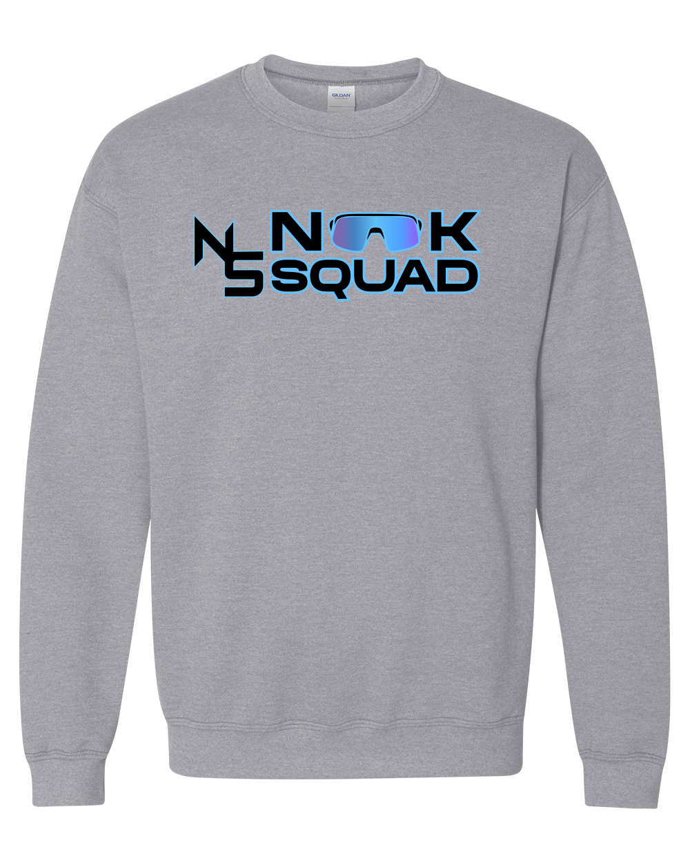 NOOK SQUAD--CREWNECK SWEATSHIRT FULL LOGO SWAG--PERSONALIZED
