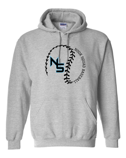 NOOK SQUAD--HOODIE NS BASEBALL WITH STITCHES SWAG